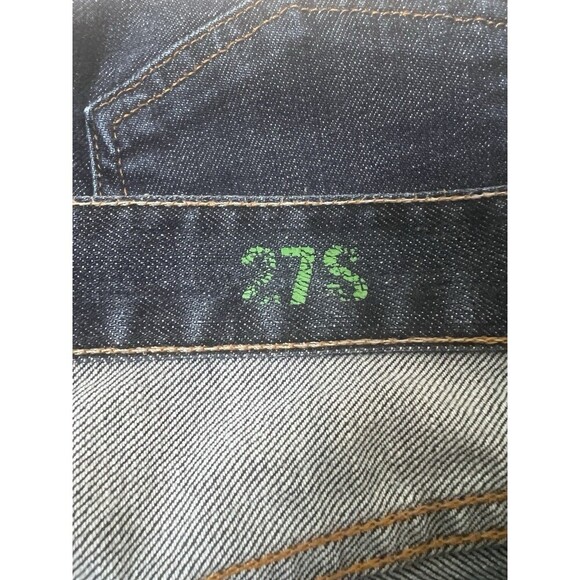 J. Crew Bootcut Women's Jeans Darkwash Size 27 Y2k Low Rise Made in USA Stretch - Picture 7 of 11